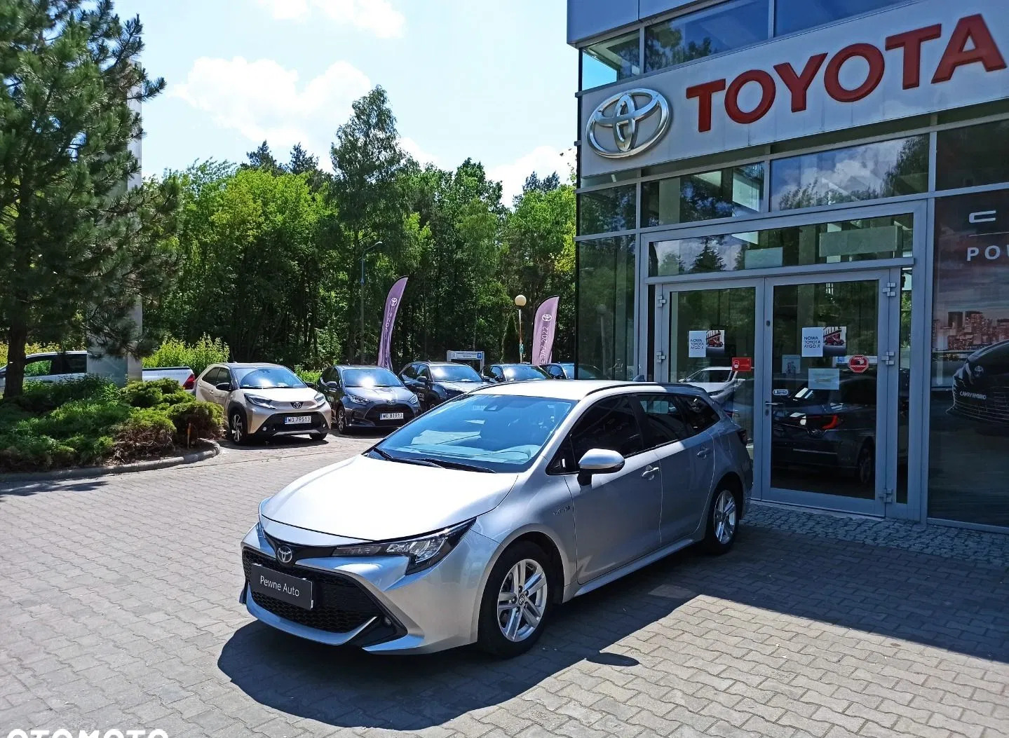 mazowieckie Toyota Corolla cena 108000 przebieg: 53972, rok produkcji 2021 z Sędziszów